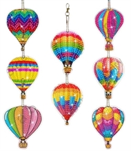 8 diamant nøgleringe luftballoner